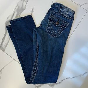 Low-rise vintage True Religion jeans